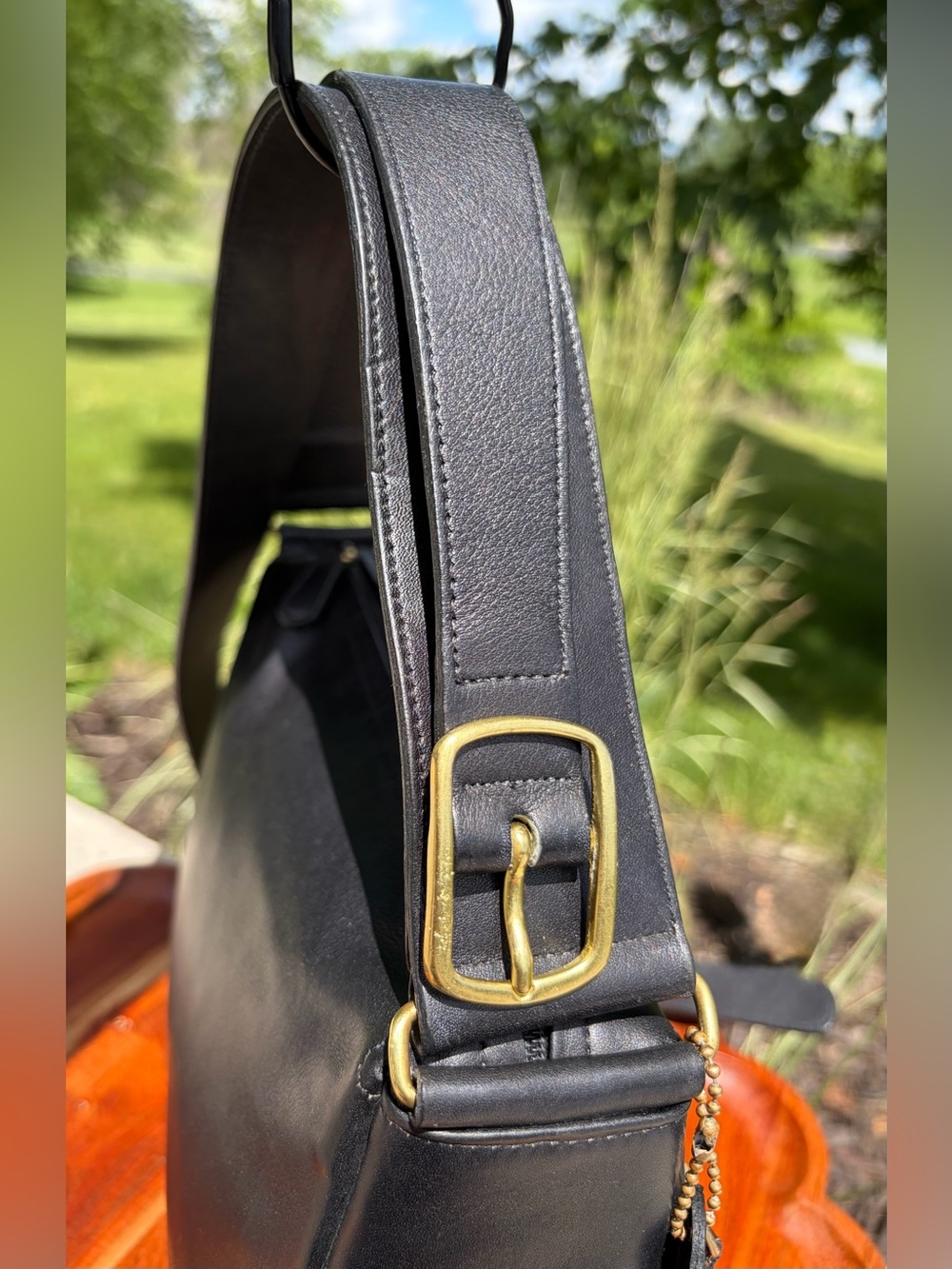 Vintage COACH Matinee Black Leather Rare EUC - Picture 6 of 17